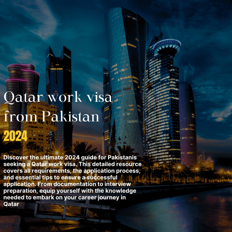 How to get Qatar work visa from Pakistan in 2024