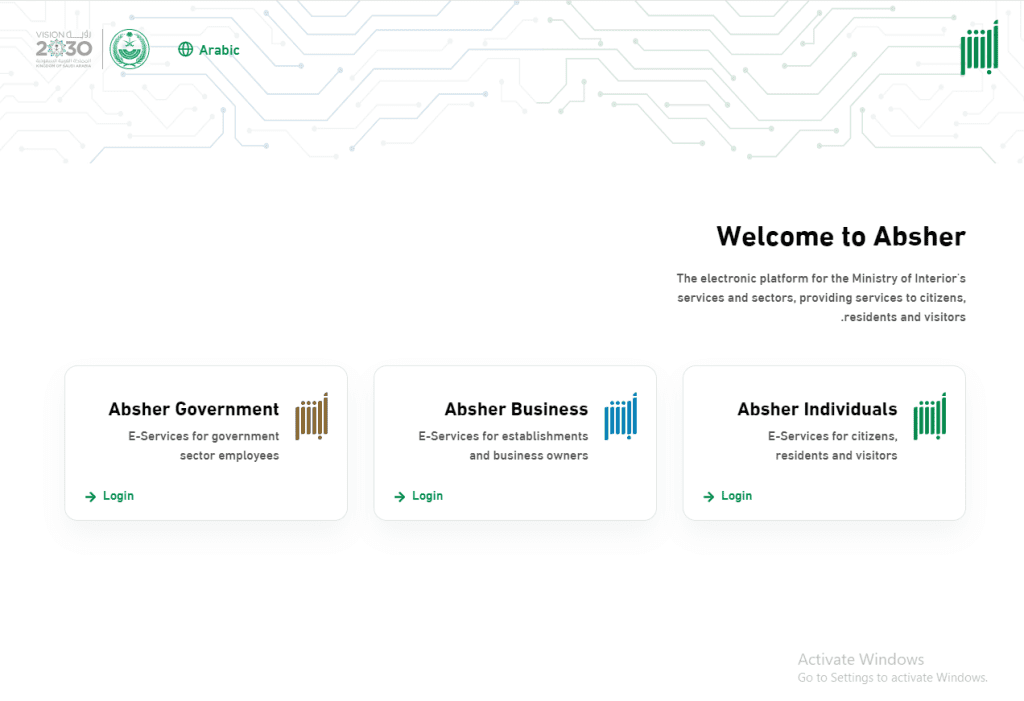 absher portal huroob status 