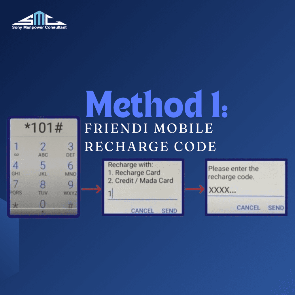 Method 1: Friendi Mobile Recharge Code