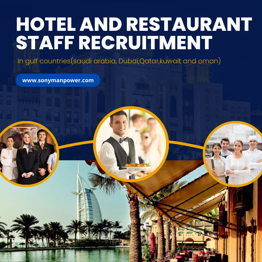 Hotel and restaurant Staff recruitment