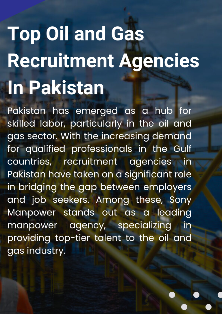 Top Oil and Gas Recruitment Agencies In Pakistan