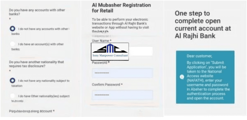 Step Five to Open Al Rajhi Bank Account