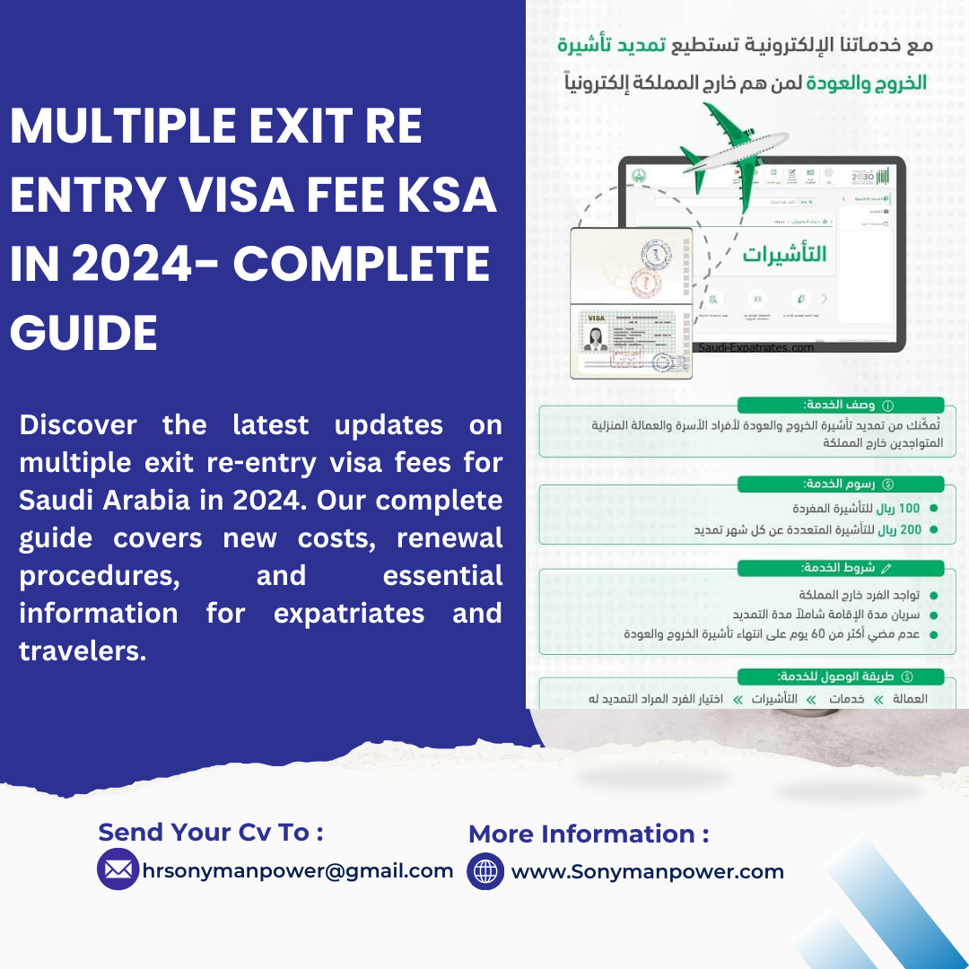 Multiple Exit Re-entry visa Fee KSA