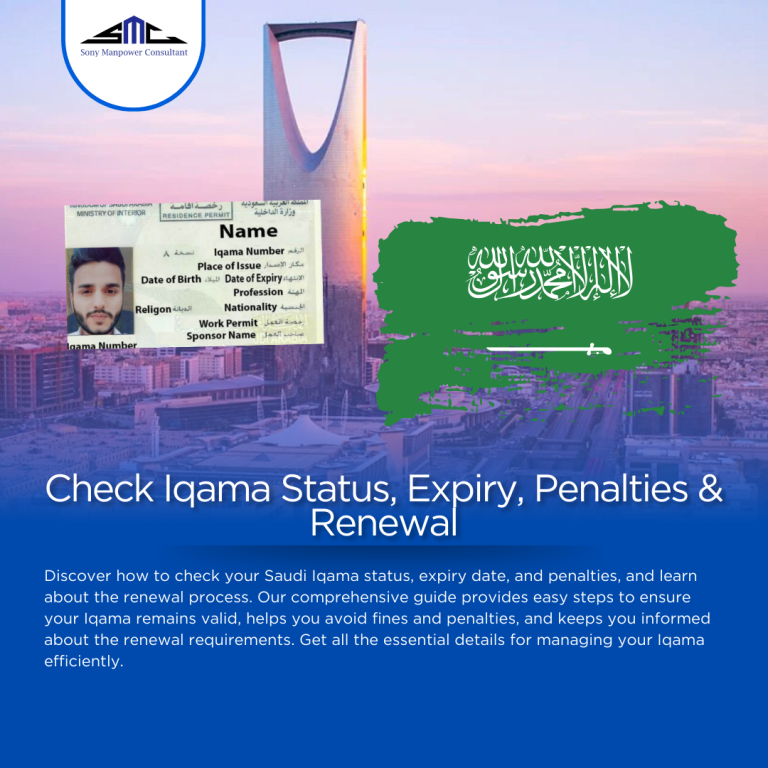 How to Check Iqama Status, Expiry, Penalties & Renewal in Saudi