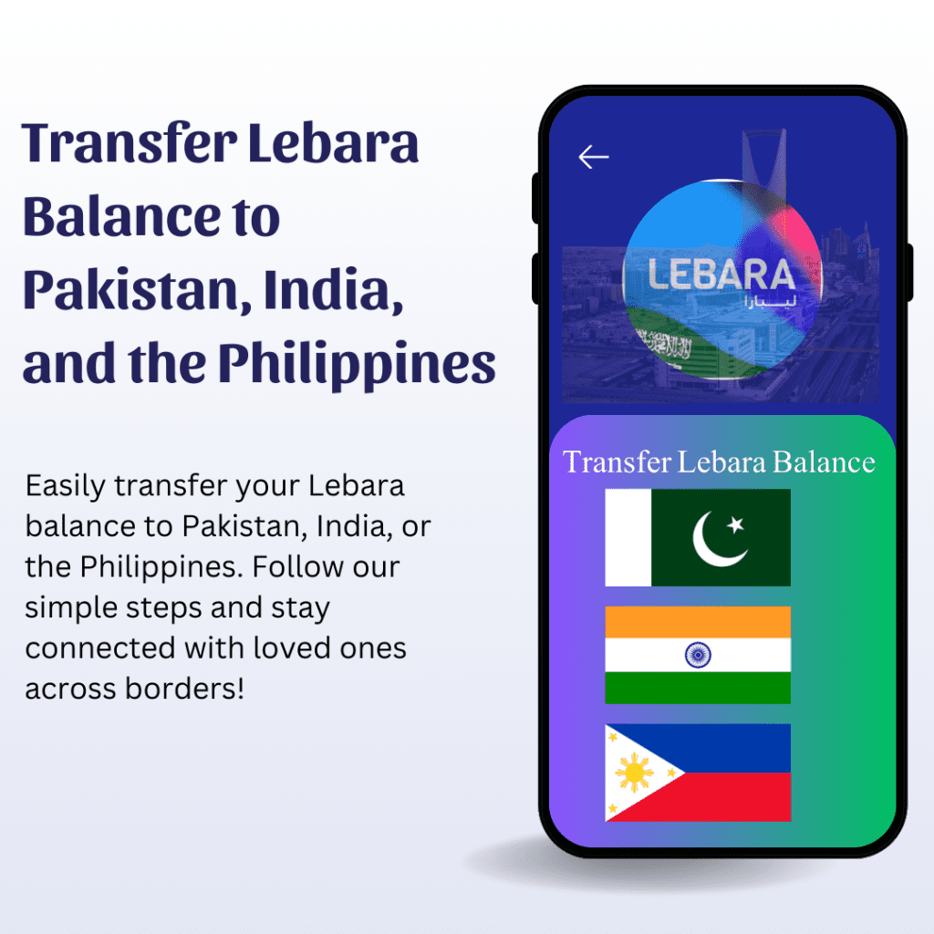 Transfer Lebara Balance to Pakistan, India, and the Philippines