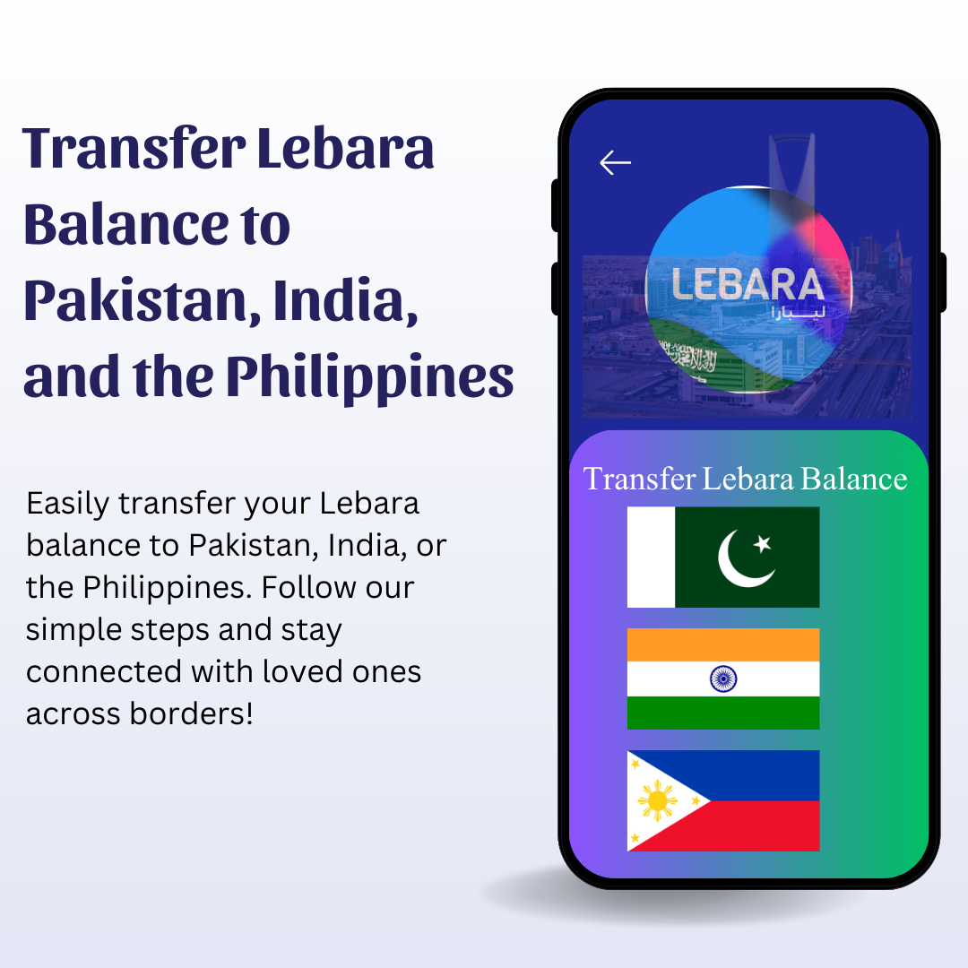 Transfer Lebara Balance to Pakistan, India, and the Philippines