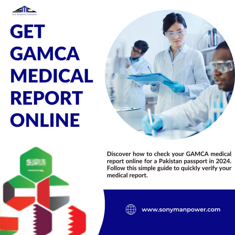 GAMCA Medical Report Online for Pakistan Passport in 2024