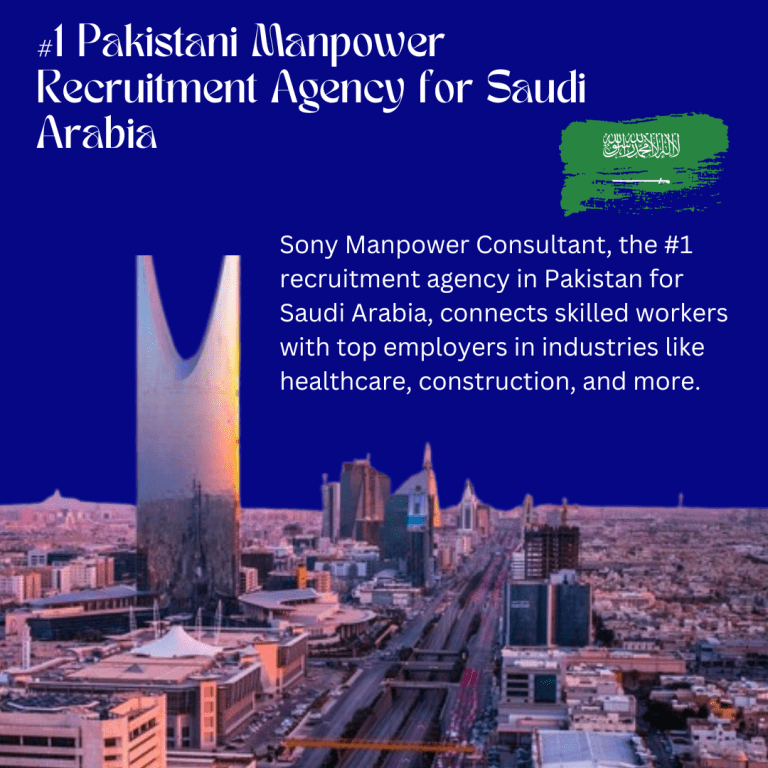 #1 Pakistani Manpower Recruitment Agency for Saudi Arabia