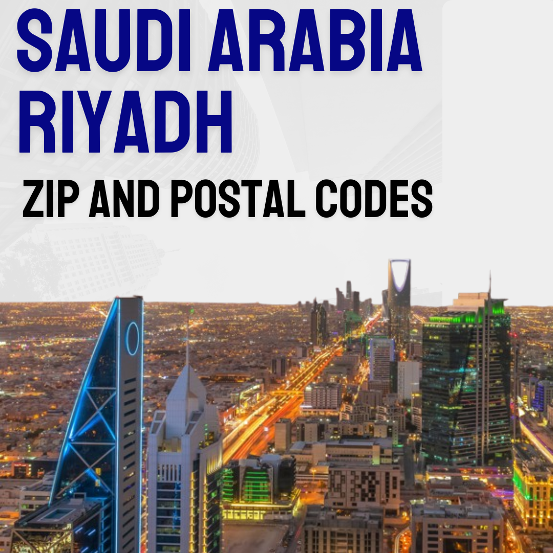 Riyadh zip and postal codes