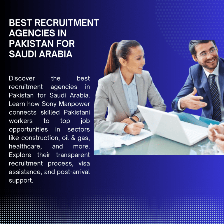 Best Recruitment Agencies in Pakistan For Saudi Arabia