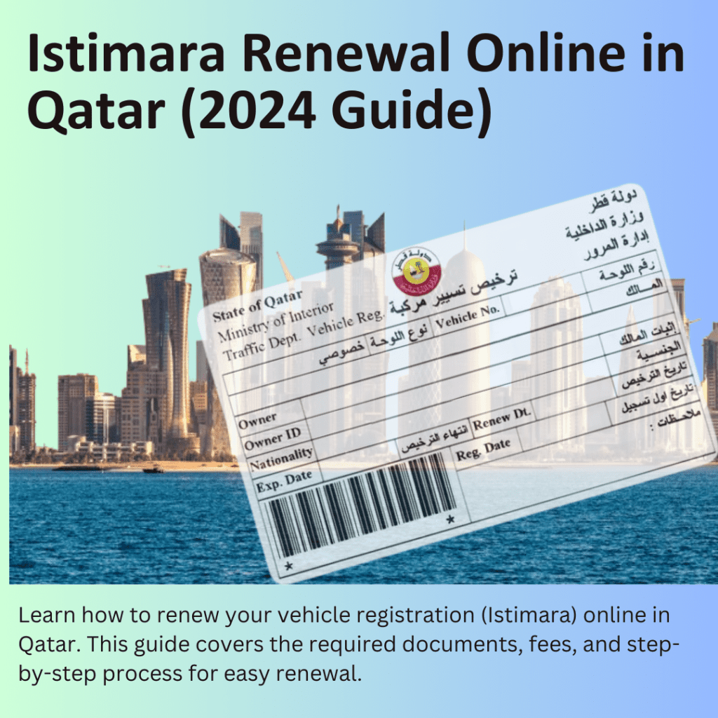 Istimara renewal online Qatar