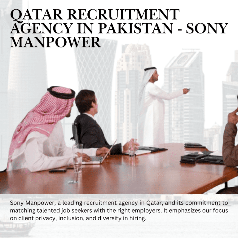 Qatar Recruitment Agency In Pakistan – Sony Manpower