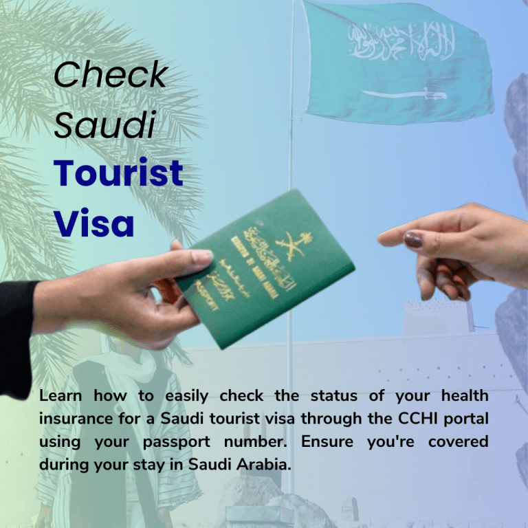 How to check the status of Saudi Tourist Visa insurance online