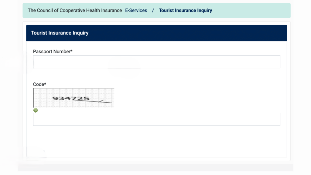 Check Saudi Tourist Visa Insurance Status