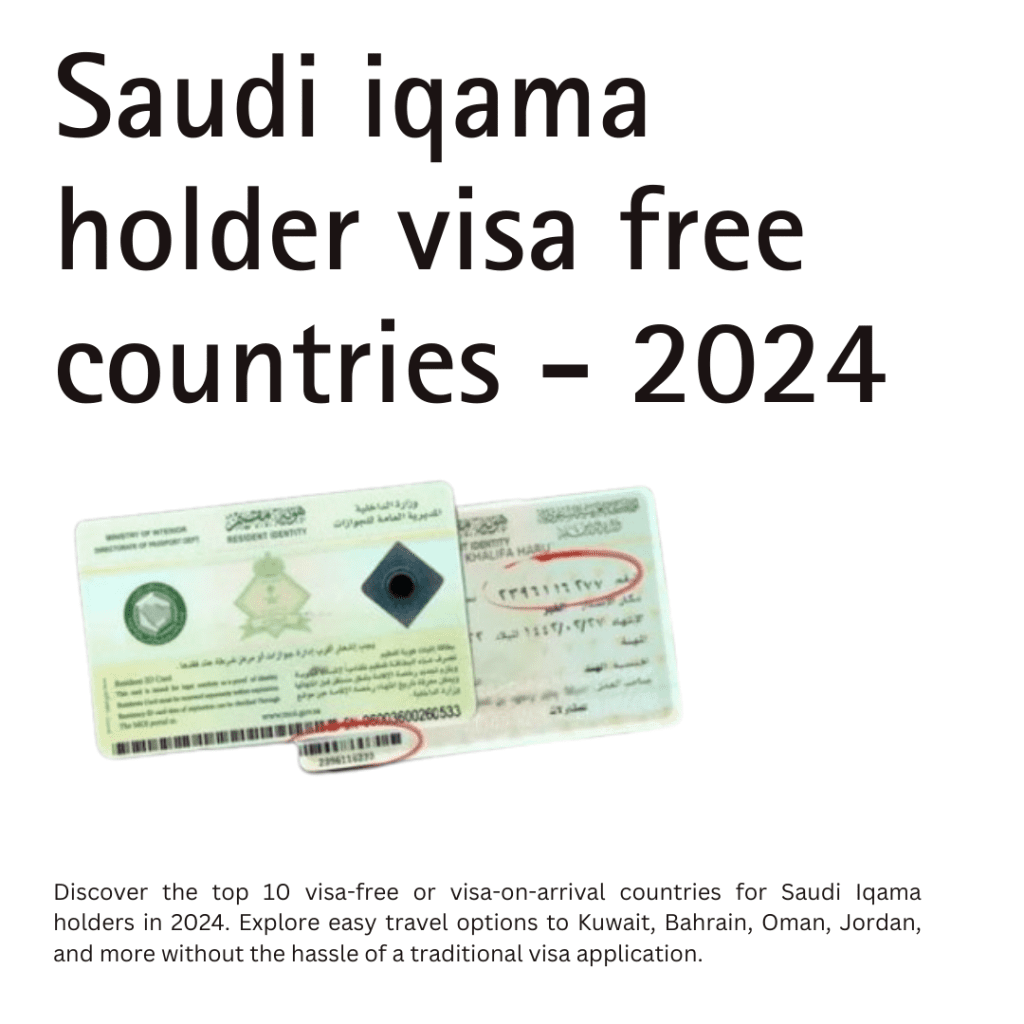 Saudi Iqama Holder