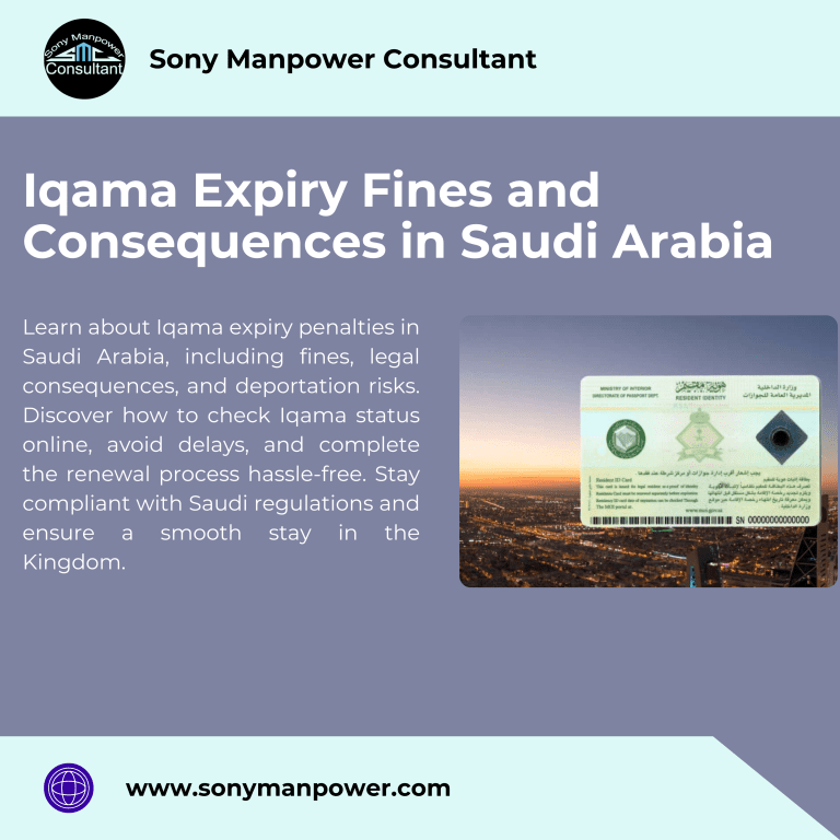 Iqama Expiry Fines and Consequences in Saudi Arabia