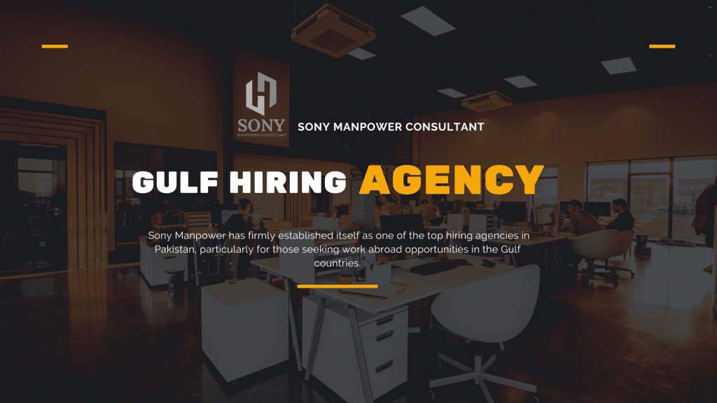 Gulf hiring agencies - Sony Manpower