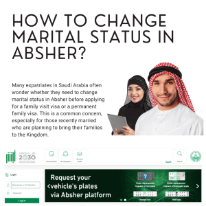 How to change marital status in absher - 2025