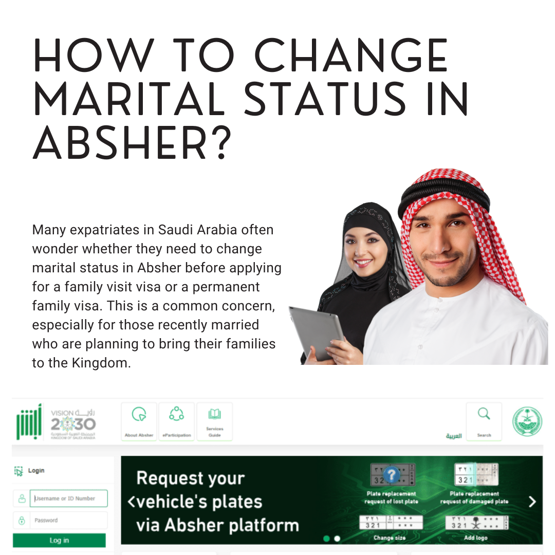 How to change marital status in absher – 2025