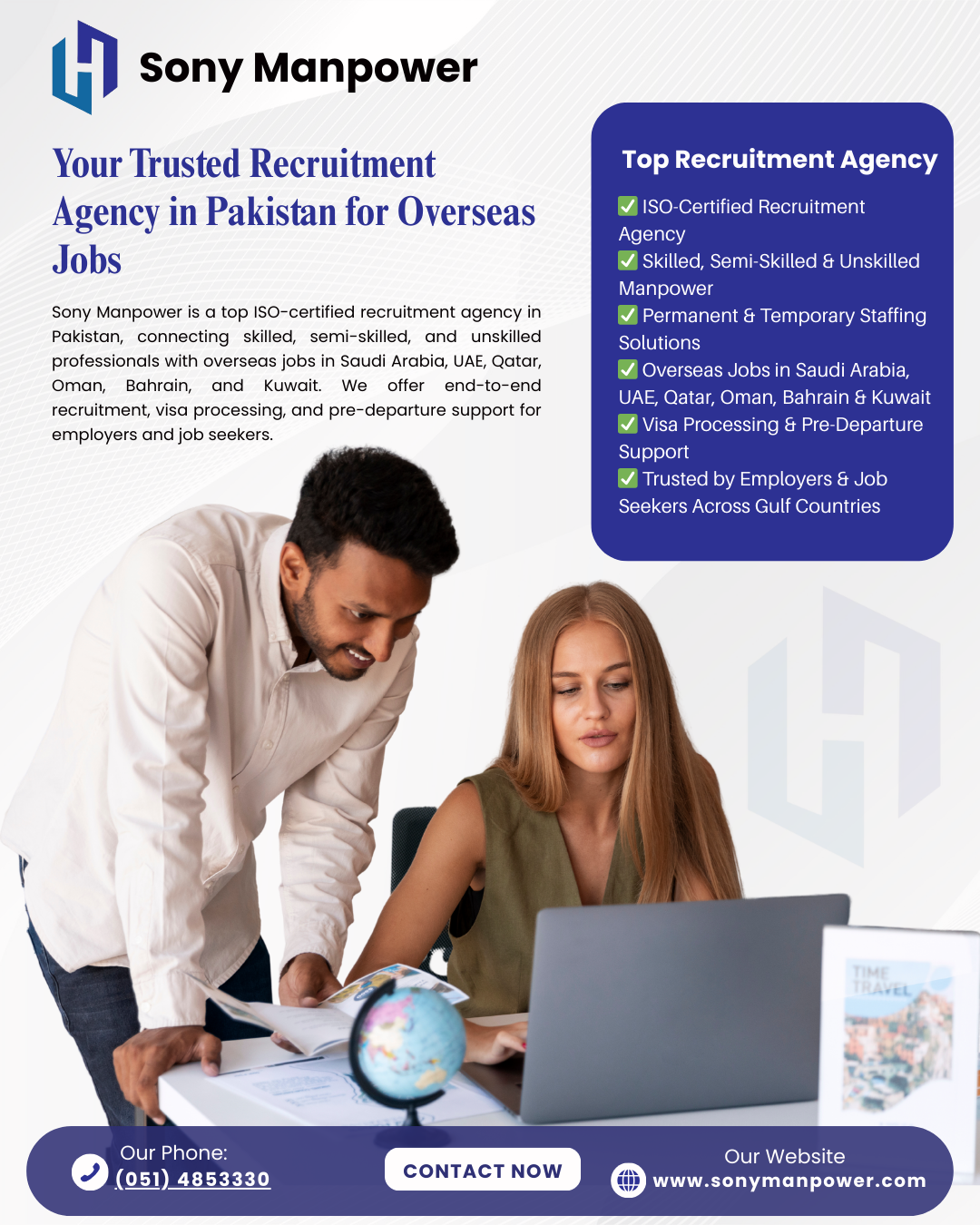 Your Trusted Recruitment Agency in Pakistan for Overseas Jobs