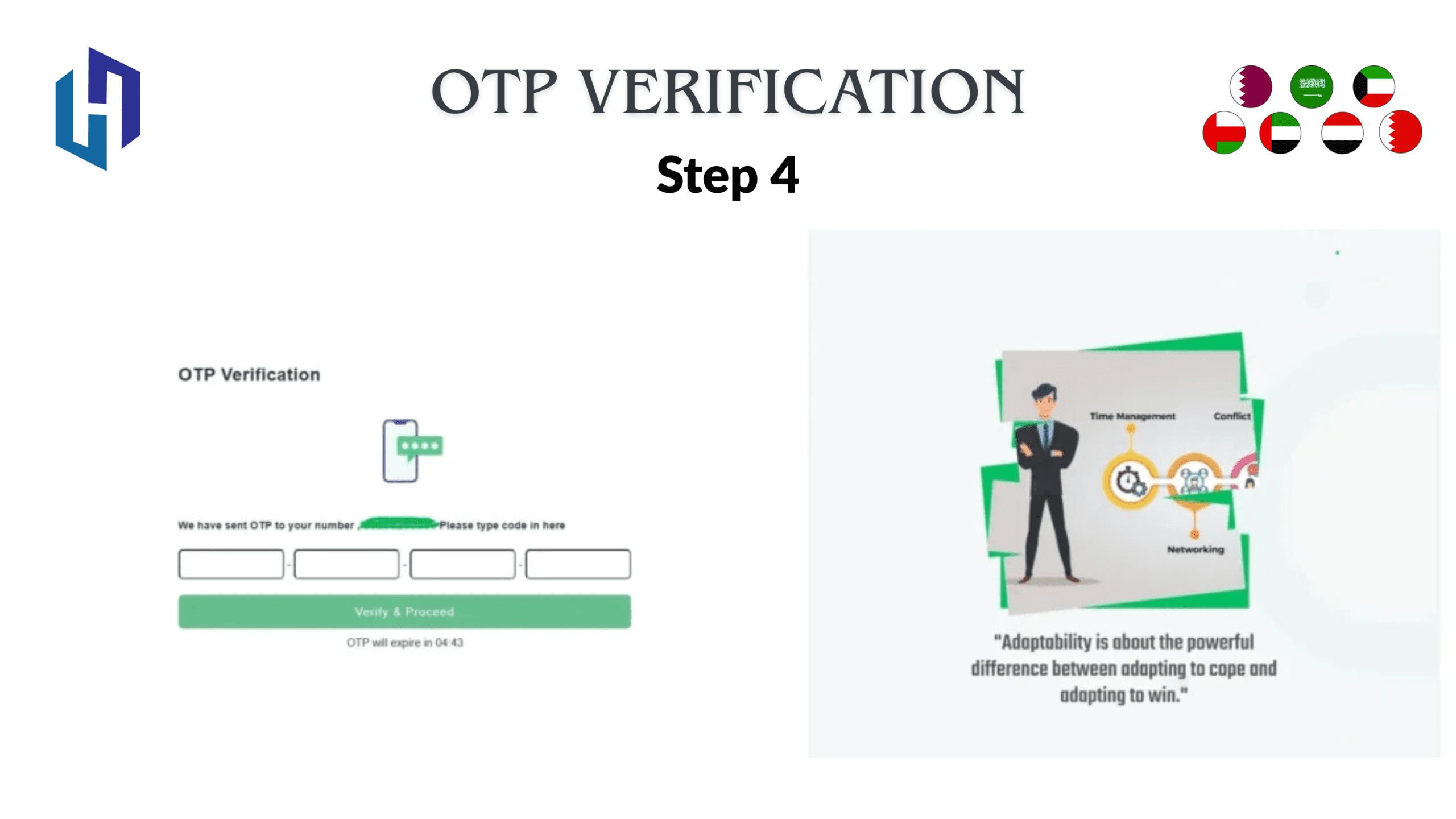 OTP Verification or soft skills Portal