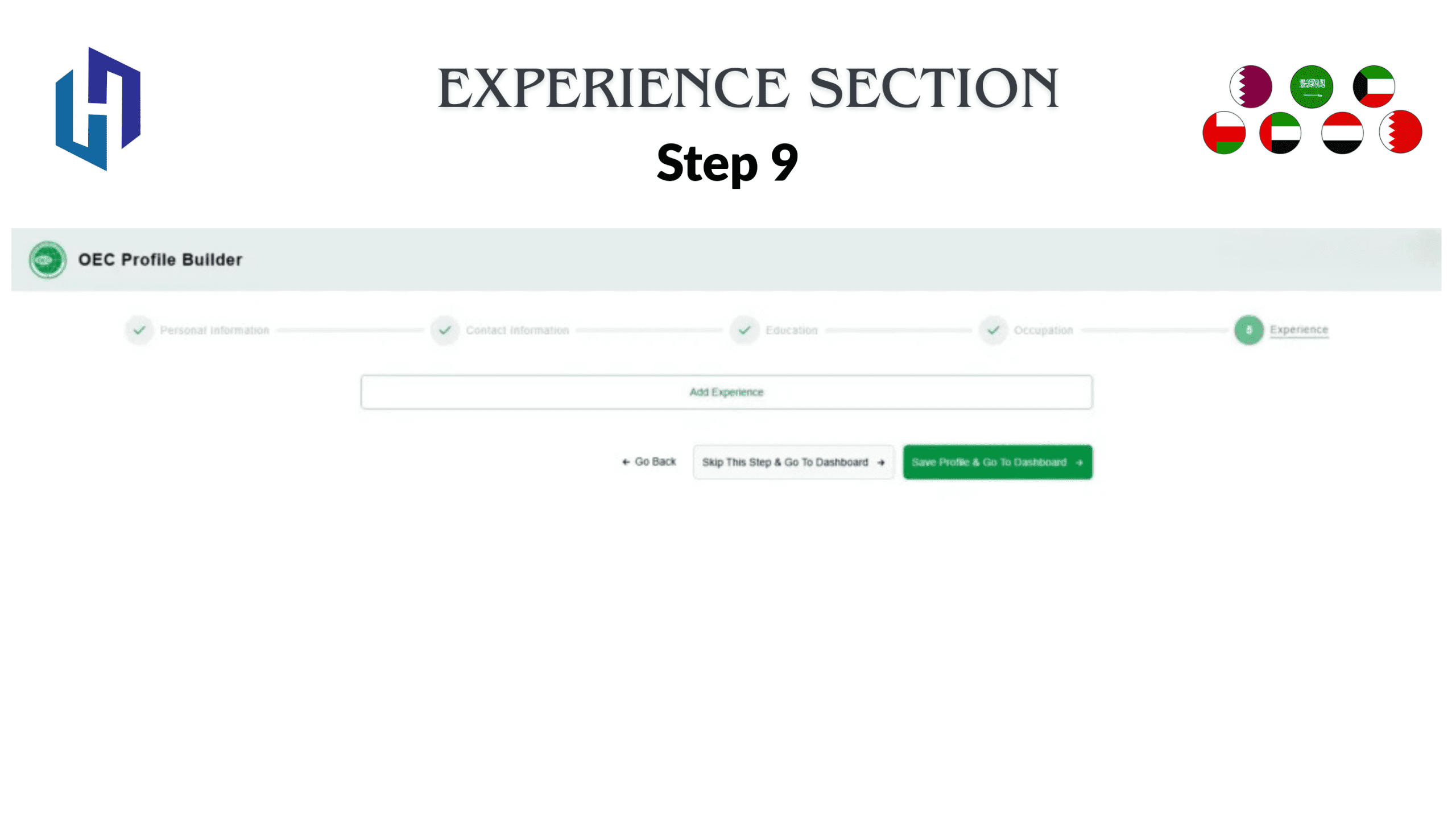 Experience Section 
