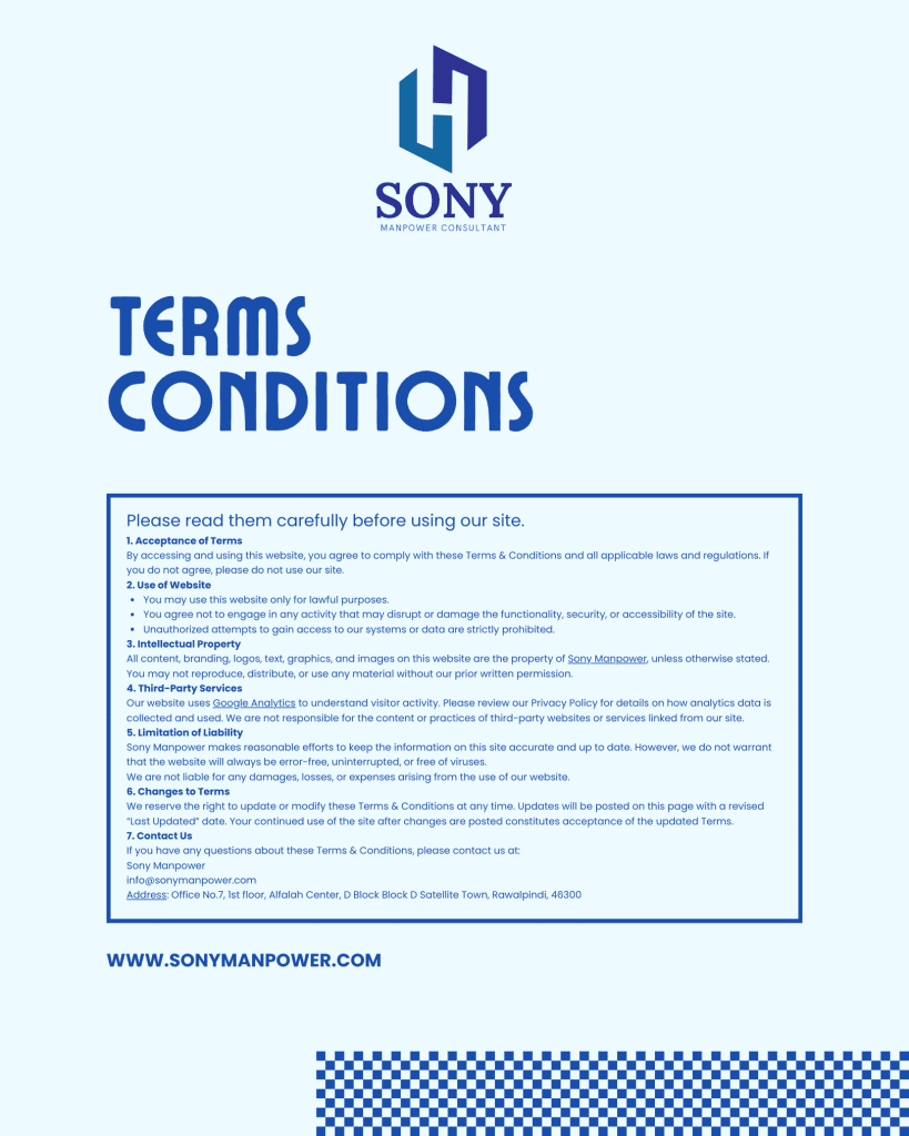 Terms And Conditions