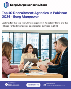 top 10 recruitment agencies in Pakistan 2026 Sony Manpower