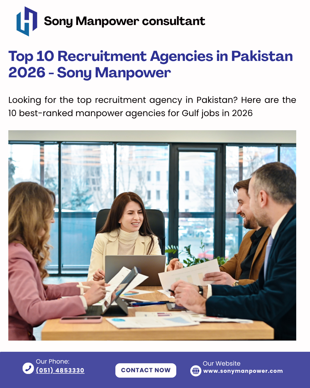Why Sony Manpower is the Top Recruitment Agency in Pakistan for the Job